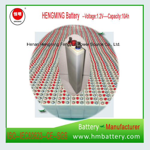 1.2V 10ah Ni-CD Battery 10ah for Backup Power