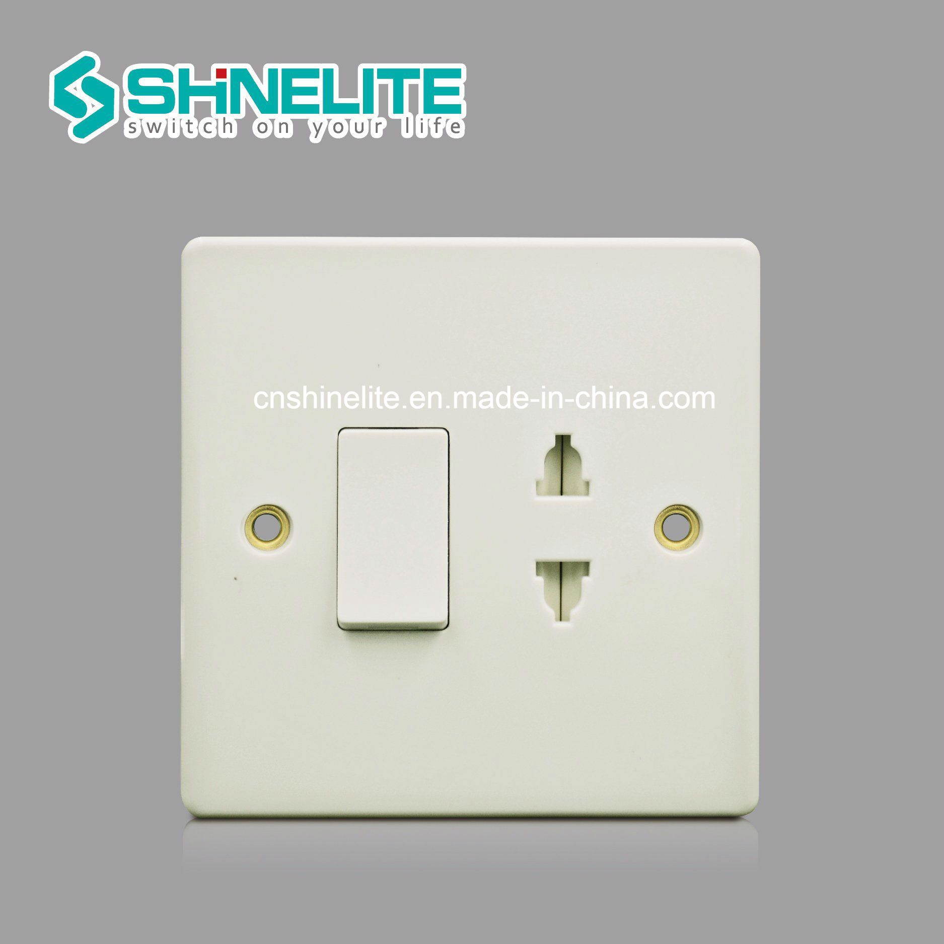 16A 1gang 2pin Socket with 20A Switch Ce Certificate