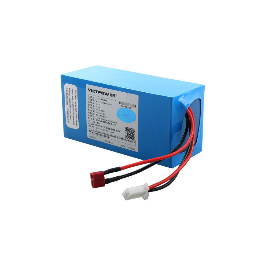 25.2V7.5ah Rechargeable 18650 Lithium Ion Battery Pack for E-Car