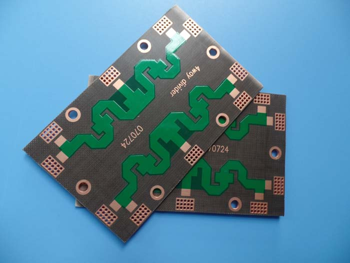 PCB Circuit Board Hot Air Soldering Level RO4003c Plugged Vias