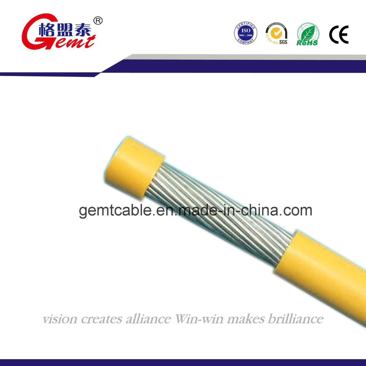 High Quality Security Flat Aluminum Cable