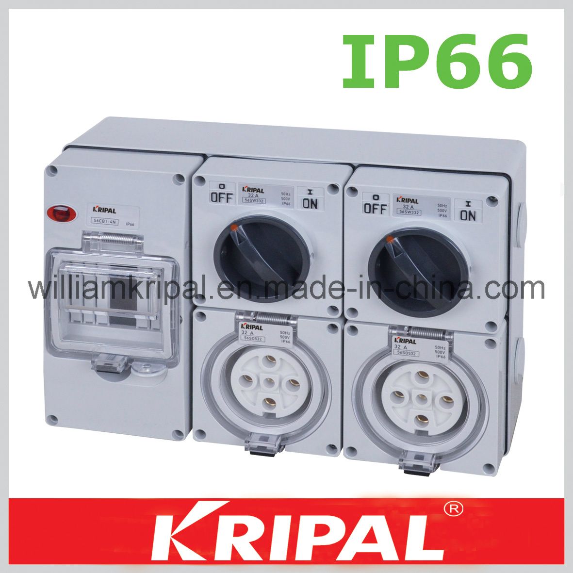 IP66 Waterproof / Weatherproof Socket Outlet