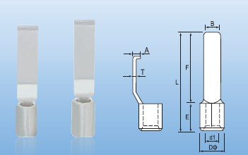 Dbn 1.25-18 AWG22-18 Non-Insulated Blade Terminal