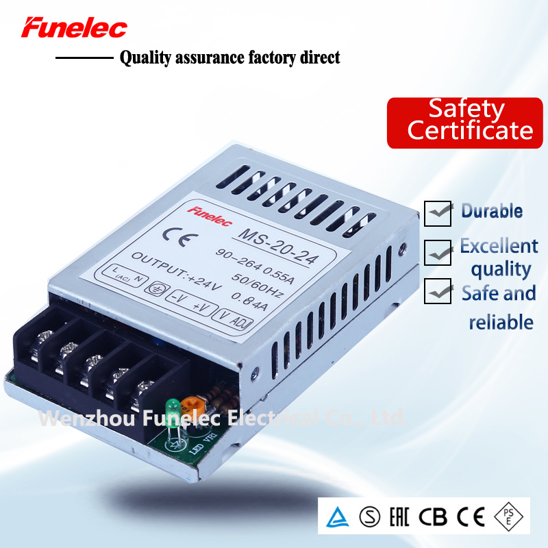 24VDC 0.83A Output Power Supply 20W Mini Size Power Supply