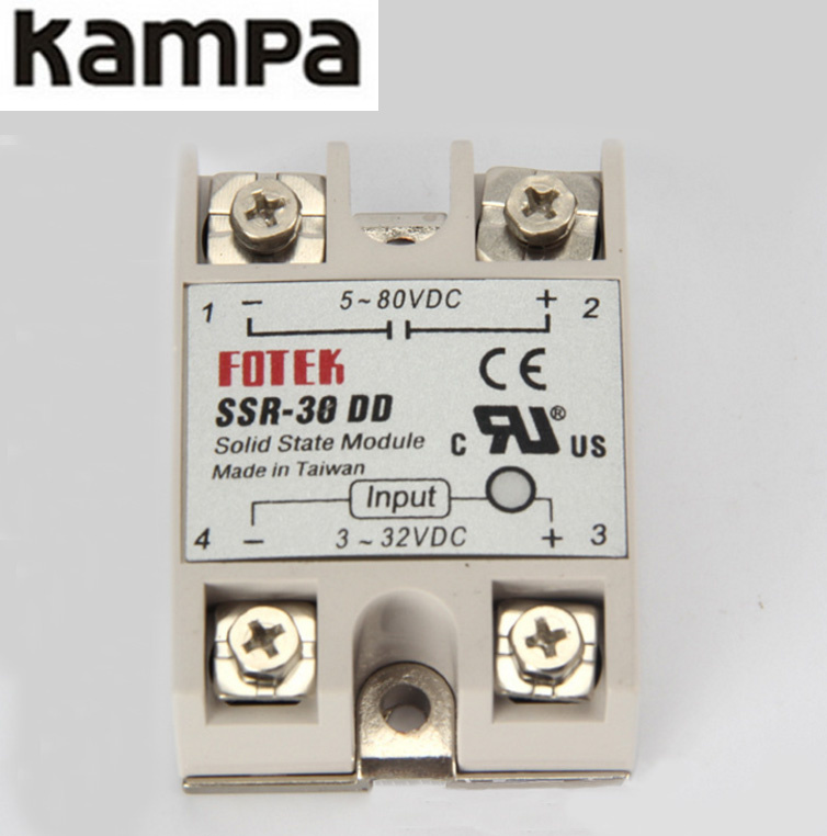 Foteck SSR-30dd DC DC Solid State Electric Relay