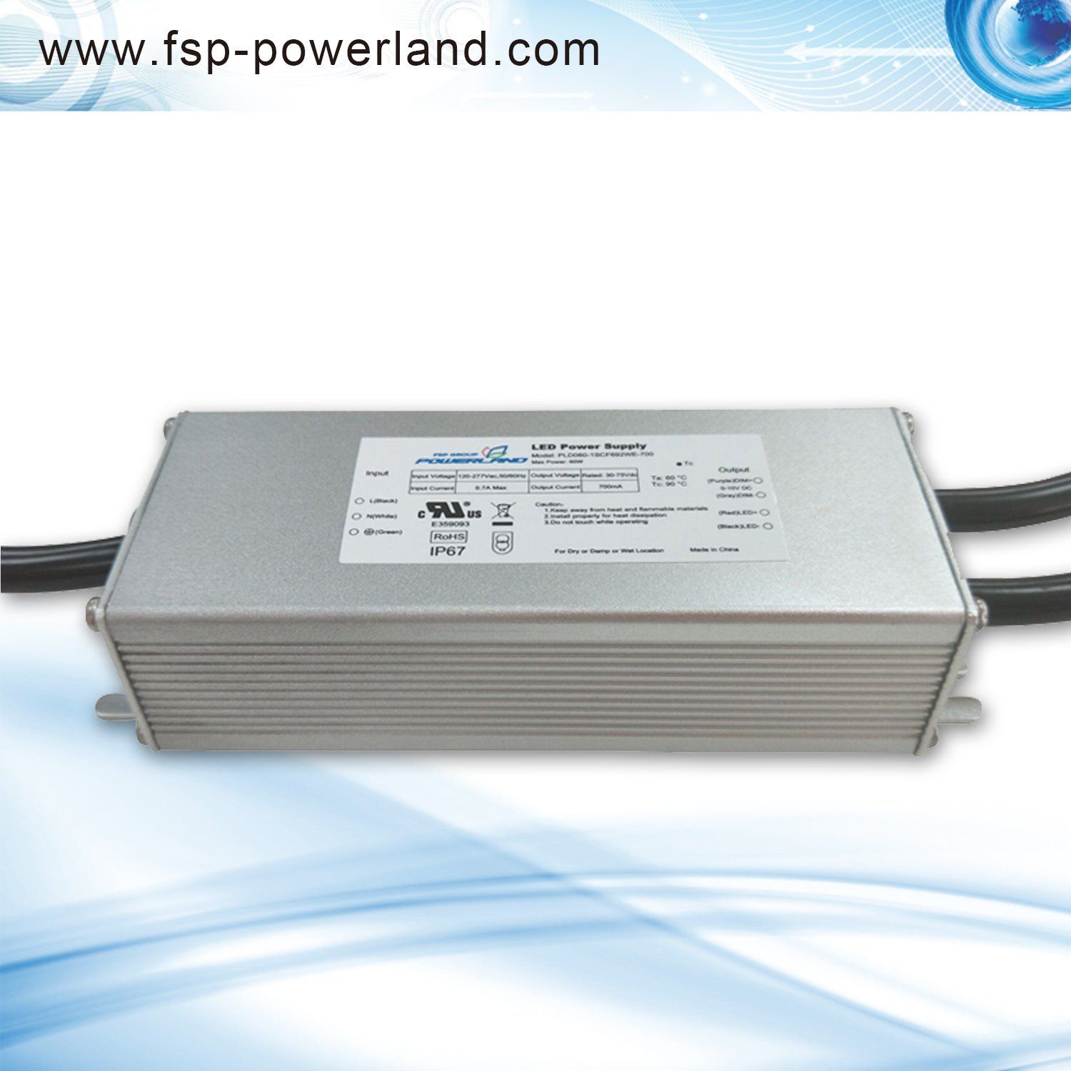 42W 0.6A~1.2A Waterproof Programmable Constant Current LED Driver