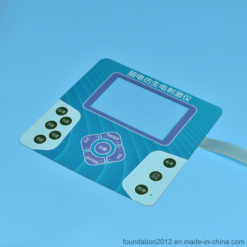 Embossed Circuit Printing Graphic Overlay Control Panel Membrane Switch
