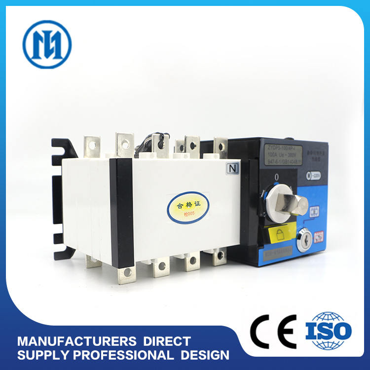 3p 4p 100A ATS Double Power Automatic Transfer Switch Generator PC Level Dual Power Automatic Transfer Switch/