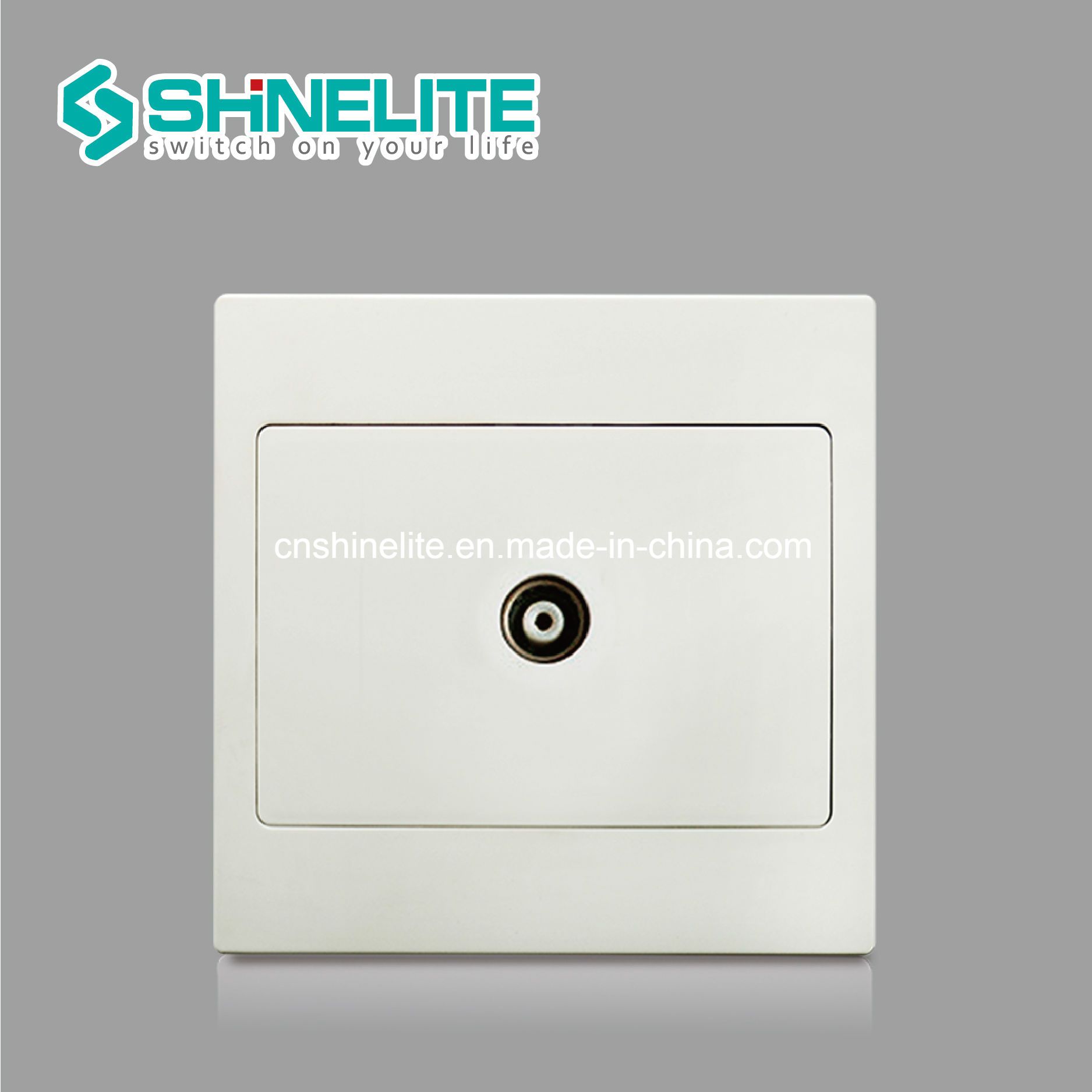 British Standard Plastic TV Socket with Ce OEM