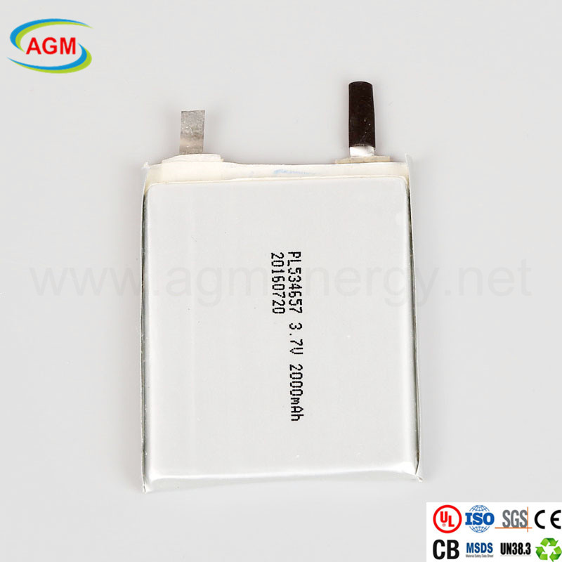 Power Bank Pl534657 3.7V 2000mAh Li-Polymer Battery