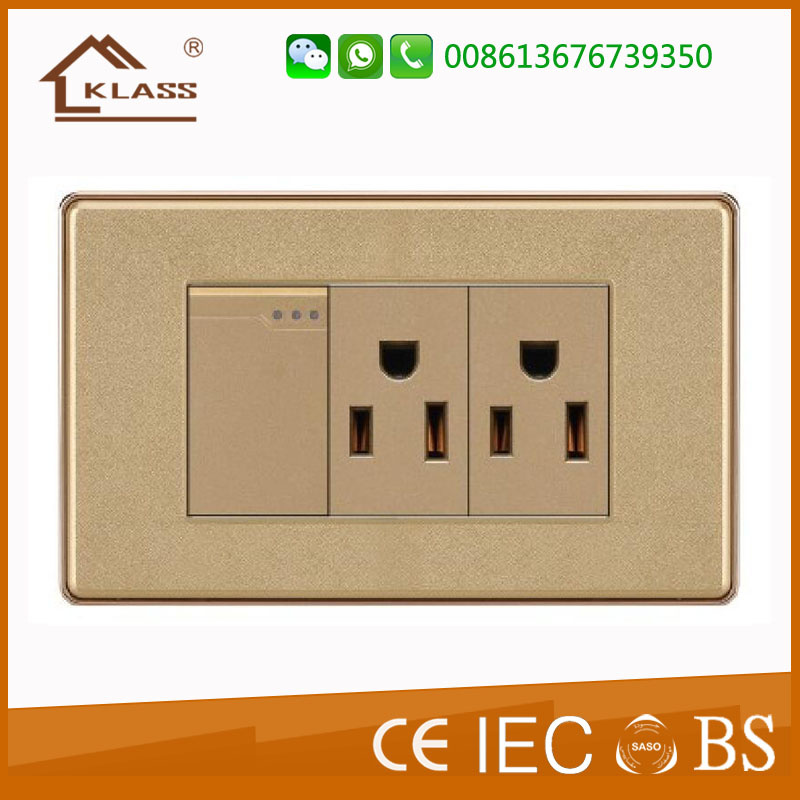 China Wholesale Best Price One Gang 6pin Wall Switch Socket