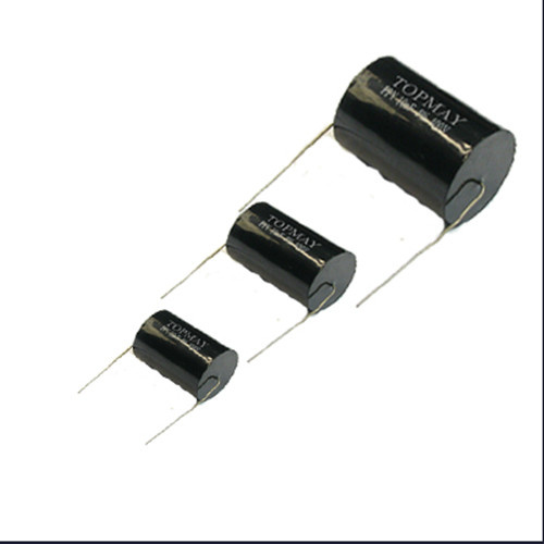 Cbb20 Yellow Axial Metallized Polypropylene Film Capacitor Tmcf20