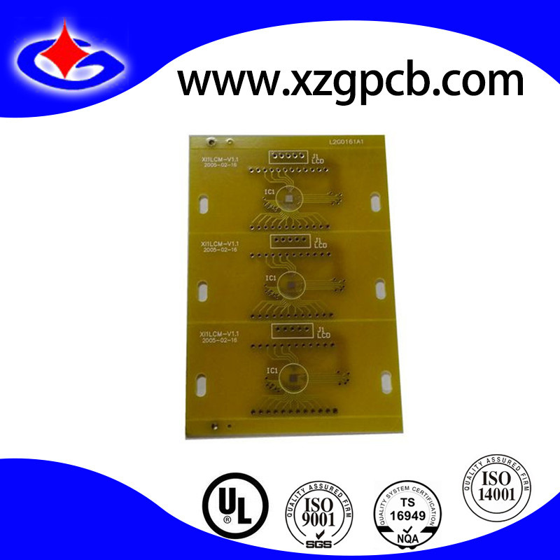 Yellow Soldermask Fr4 Tg170 Printed Circuit Board