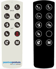 10 Buttons Membrane Control Panel Keypad for DVD Player, Black / White