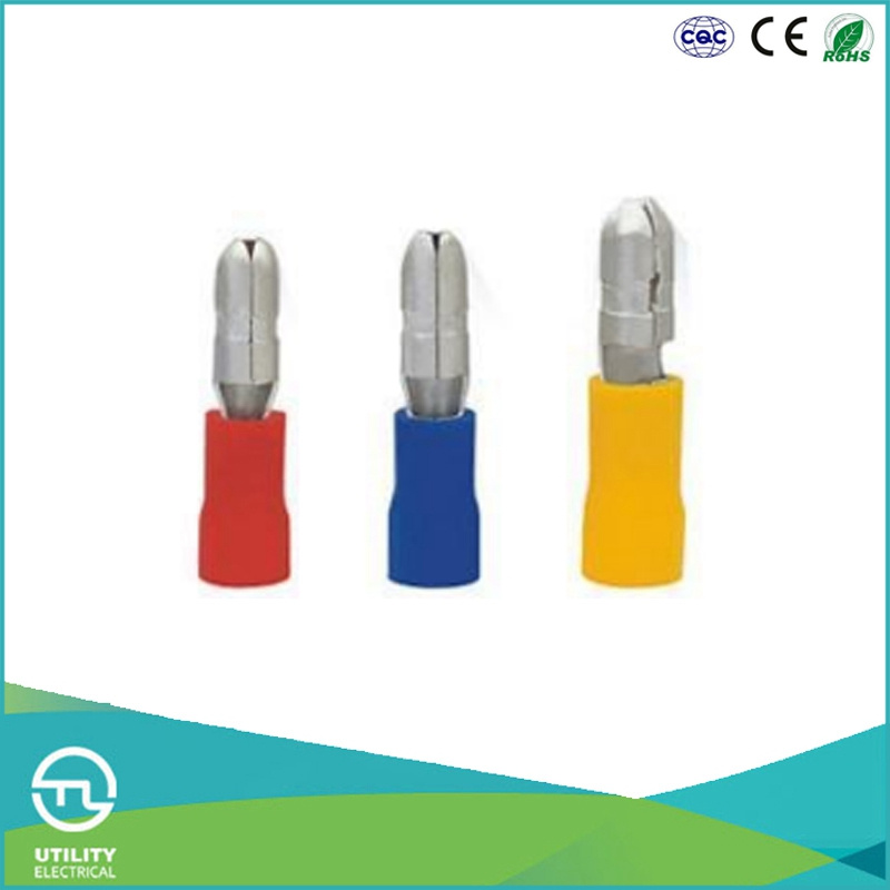 Utl Bullet-Shape Pre-Insulated Cable Terminals Cable Lugs Male Plug-in