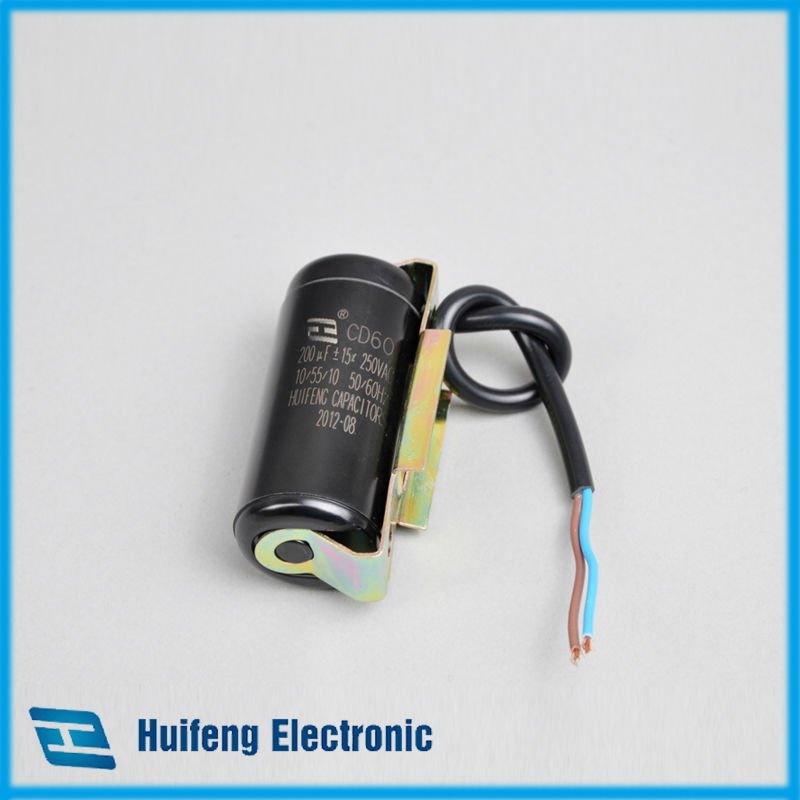 CD60 Motor Starting Capacitor 200UF with Bakelite Body