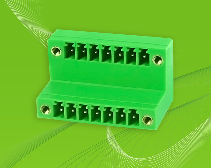 Pluggable Terminal Block with Dual Row Pin Header