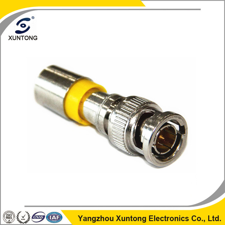 75 Ohm BNC Compression Connector for Rg59 RG6 Cable