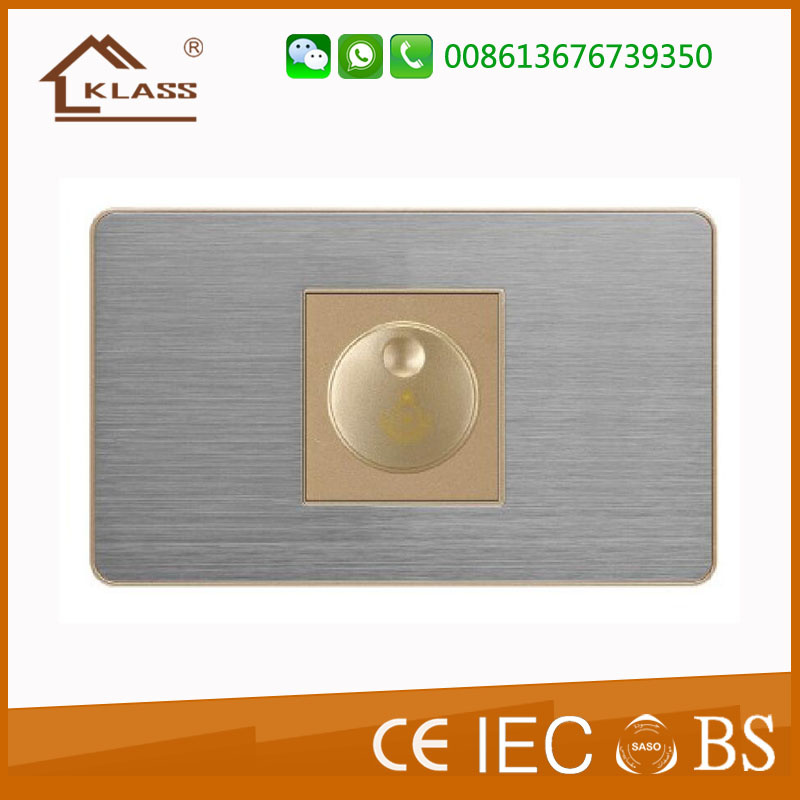 Brushed Stainless Steel Dimmer Switch Use for Home