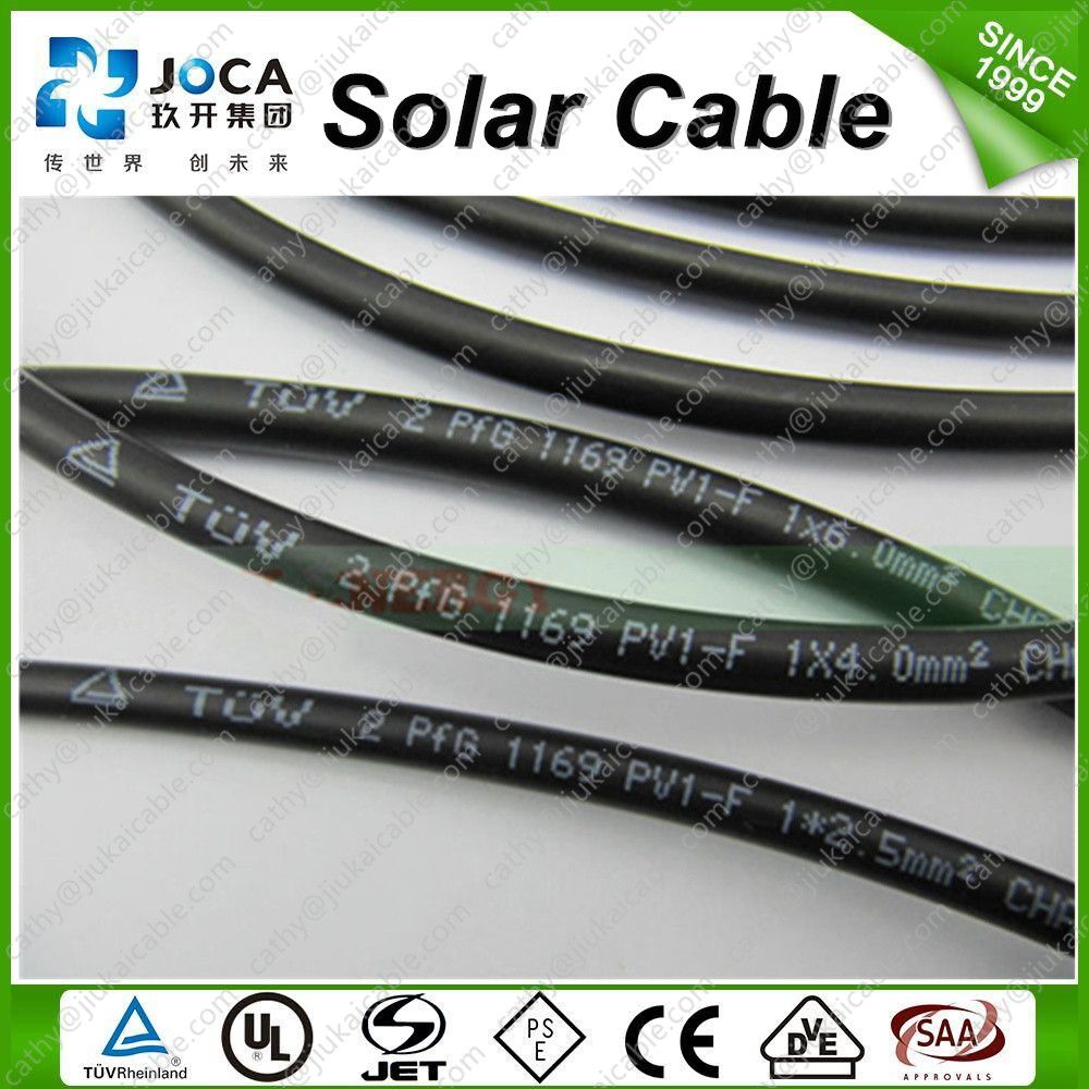 TUV Certificate Approved 2.5mm2 Connection Battery Solar Cable