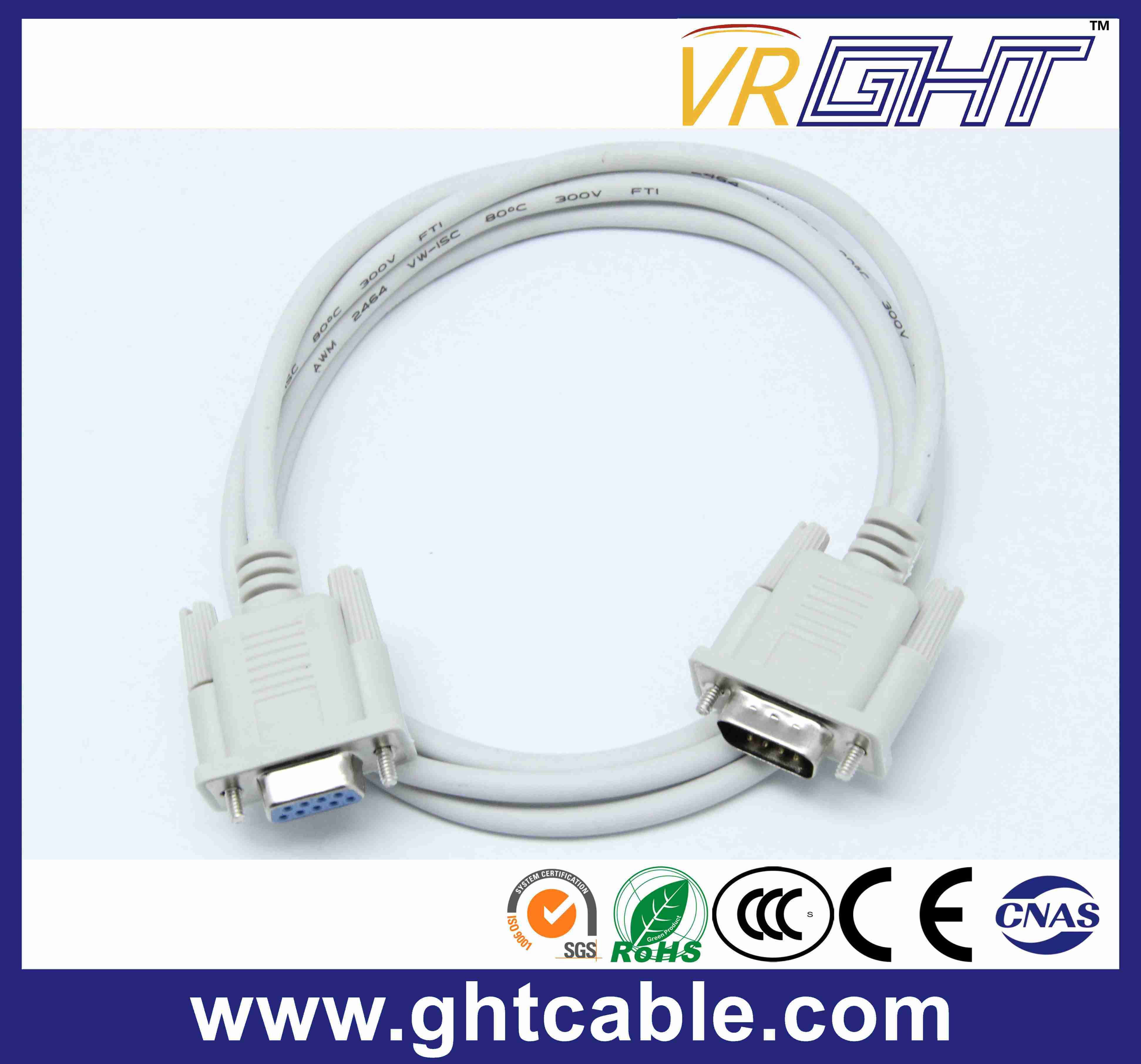 Female/ Male 9pin VGA dB Cable