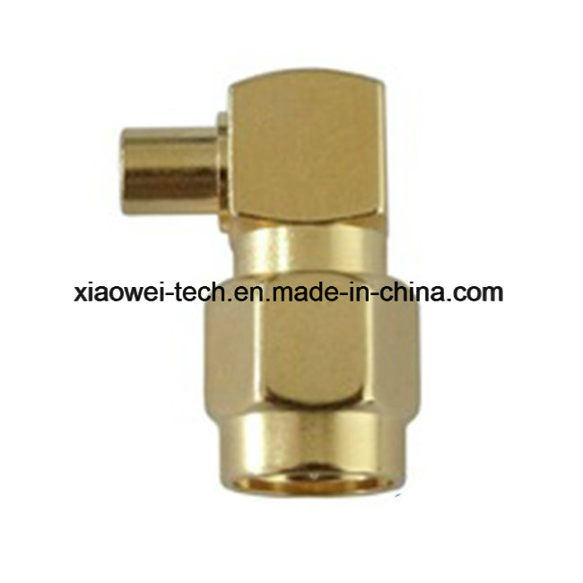 SMA Plug Right Angle Connector for Rg405 Cable
