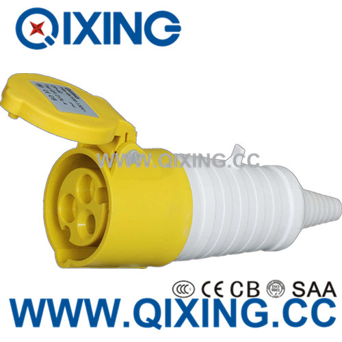 Cee/IEC 16A 3p 110V Yellow Connector/PVC Tail