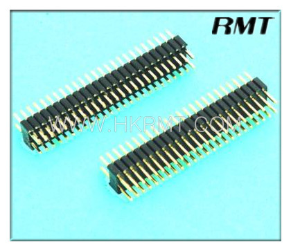Pin Header 1.27*2.54mm Double 180 Degree