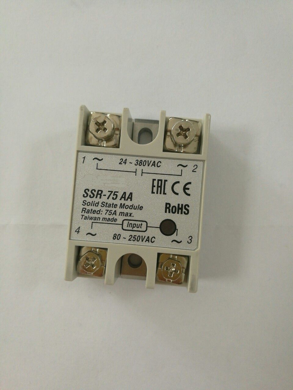 Factory SSR-75AA Three Phase DC to AC Solid State Relay 10A-75A