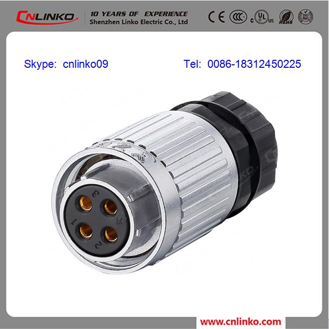 Circular Waterproof Cable Connector/Power Cable Connector