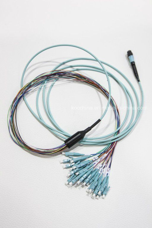 MPO-LC 12cores Fiber Optic Patch-Cord