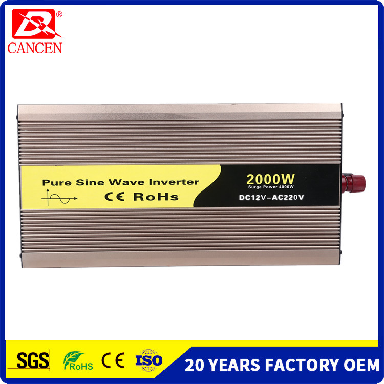 DC24V to AC220V 2000W Pure Sine Wave Inverter
