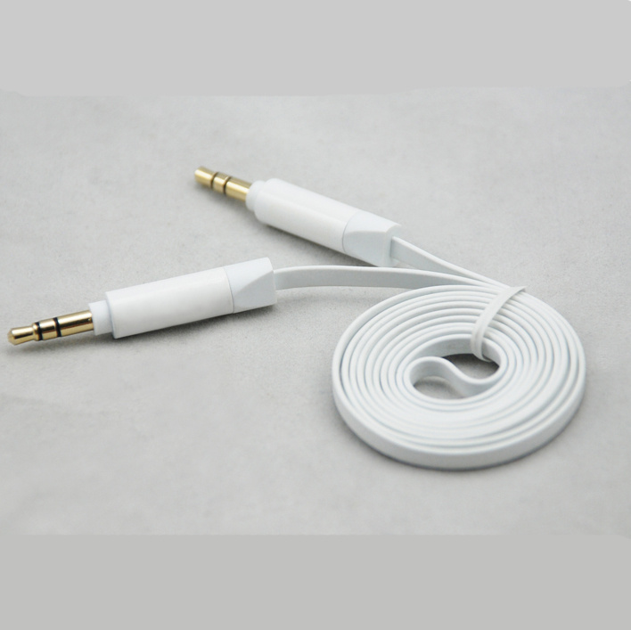 Aux Cable Car Audio Cable 3.5mm Stereo Flat Cable