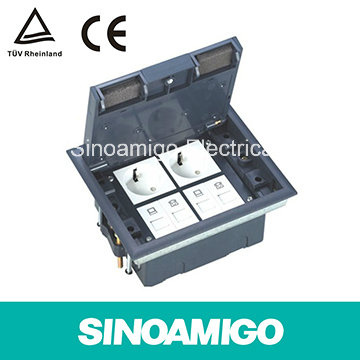 Access Plastic Floor Outlet Box/Recess PVC Floorbox/Access Floor Boxes