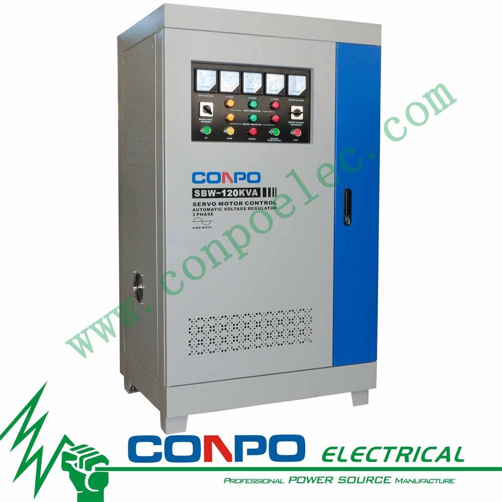 SBW-120kVA Full-Auotmatic Compensated Voltage Stabilizer/Regulator