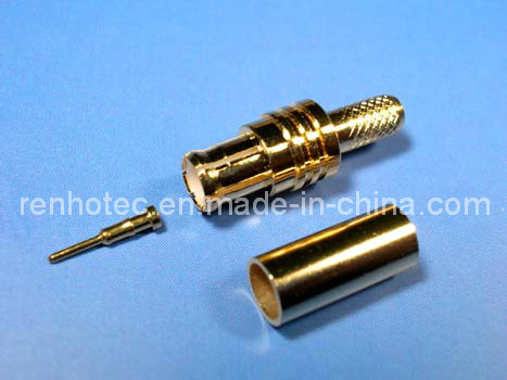 MCX Connector Male Cable Crimp RF Connector (RH-IO-0014)