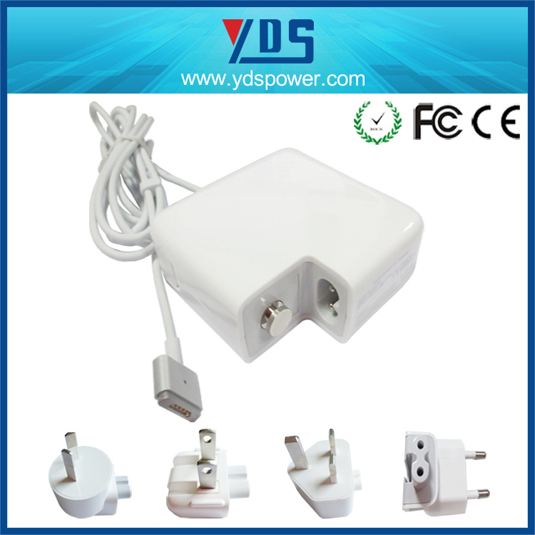 High Quality 14.85V 3.05A Flat Laptop Adapter for Magsafe 2