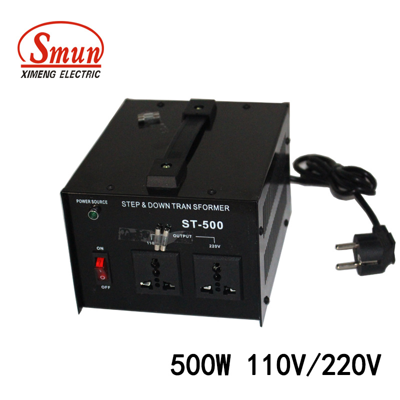 Single Phase 500W Step up Transformer From 110V to 220V/240V