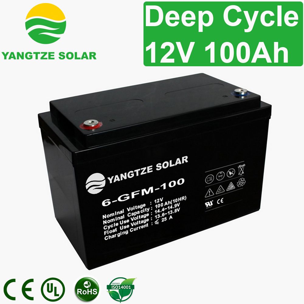 12V 100ah Rechargeable Valve Regulated Lead Acid Battery