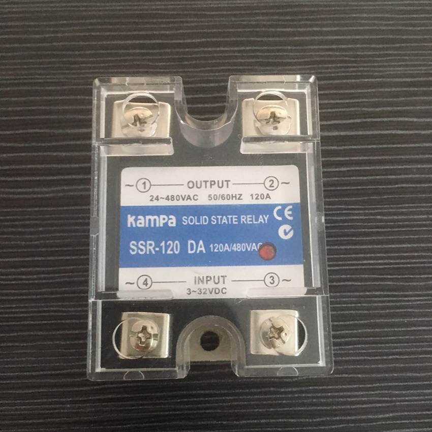 SSR-120da Actually 3-32V DC to 24-480V AC SSR 60da Solid State Relay