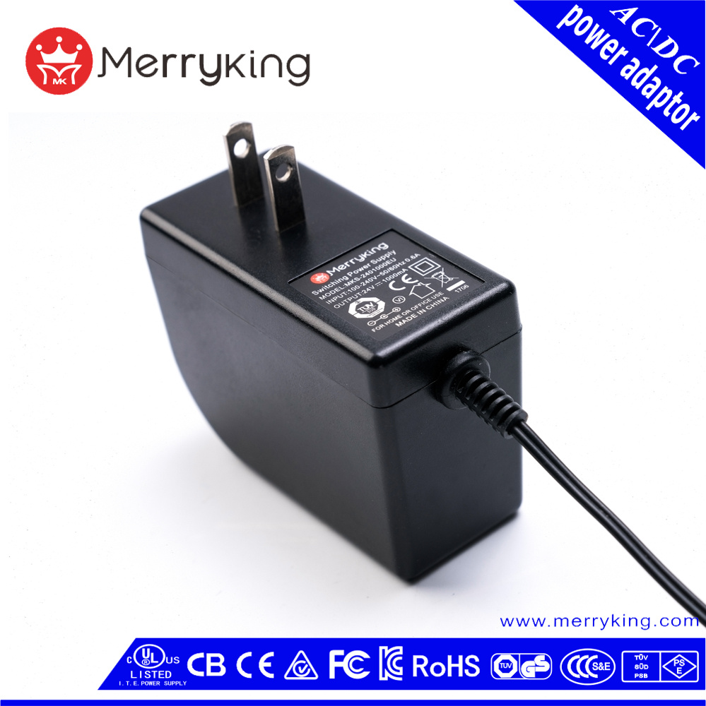 High Quality Jp Plug Wall Mount 12V 2A Power Adapter with PSE Approval