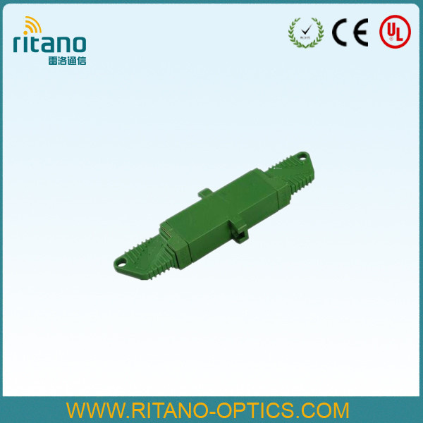 E2000/APC Fiber Optic Adapters with Low Loss at 0.2dB with Plastic Green House