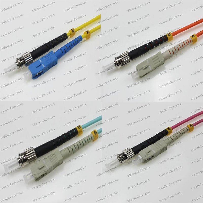 Sc-St Om1/Om2/Om3/Om4/Sm/mm Sx/Dx 2.0/3.0 PVC LSZH Optical Fiber Patch Cord