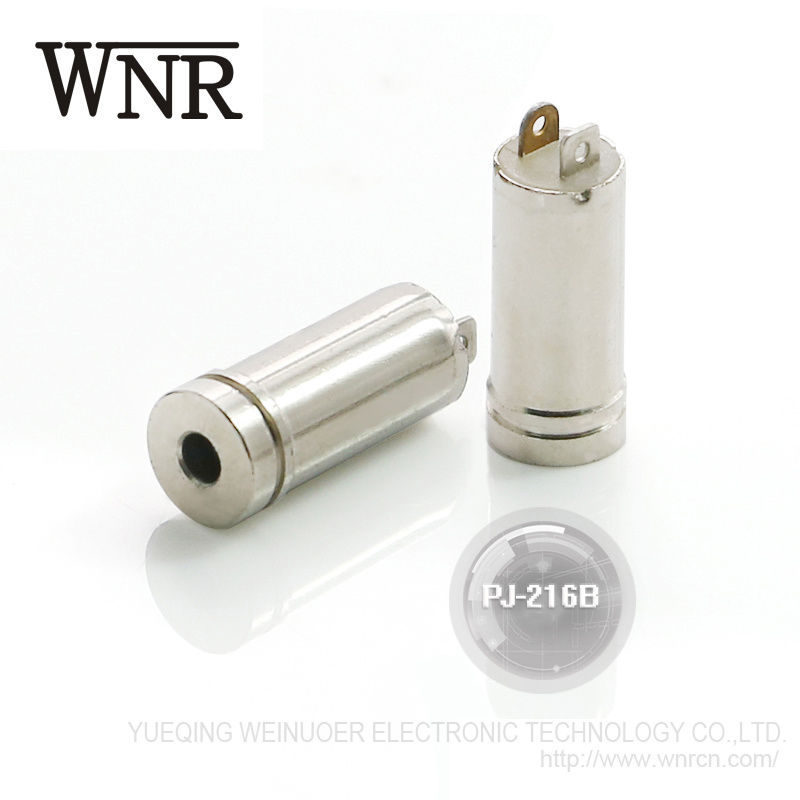 Good Quality Stereo Headphone Jack 2.5mm Audio Jack Pj-216b