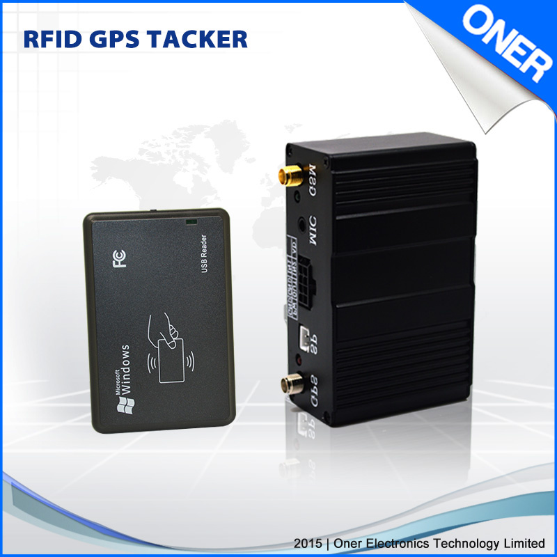 Mini GPS Vehicle Tracker with RFID Driver Activity Report