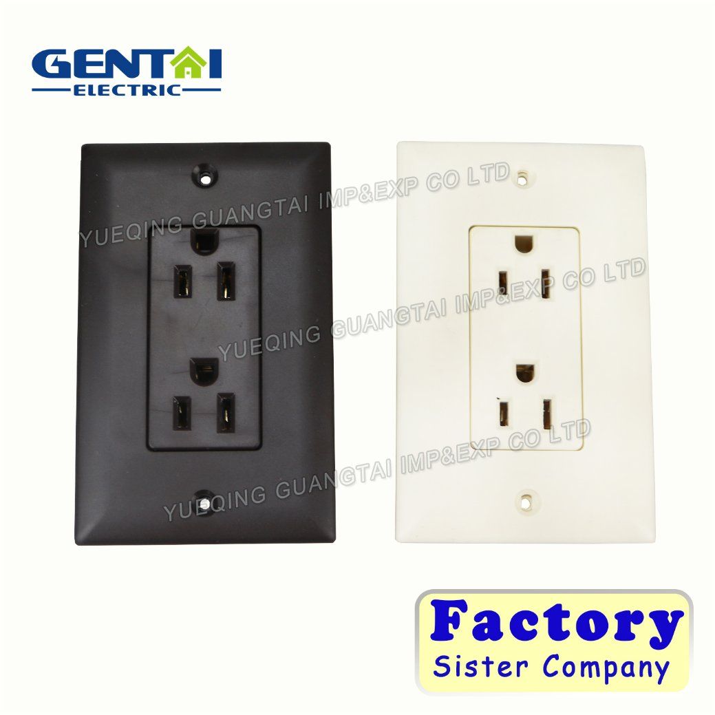 America Standard Wall Socket Electric Decorative Electric Switch and Socket