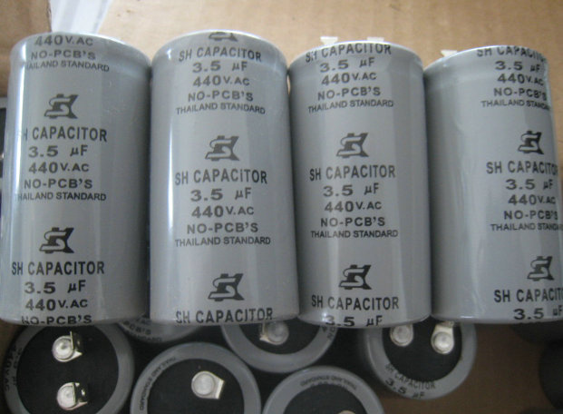 CD60 Capacitor Aluminum Blue Shell Electric Motor Start Capacitor