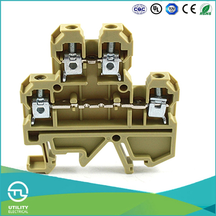 Jut2-4/2 Screw Terminal Block Weidmuller Dk4qv/En Wire Connectors