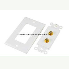 TV F Socket Wall Plate