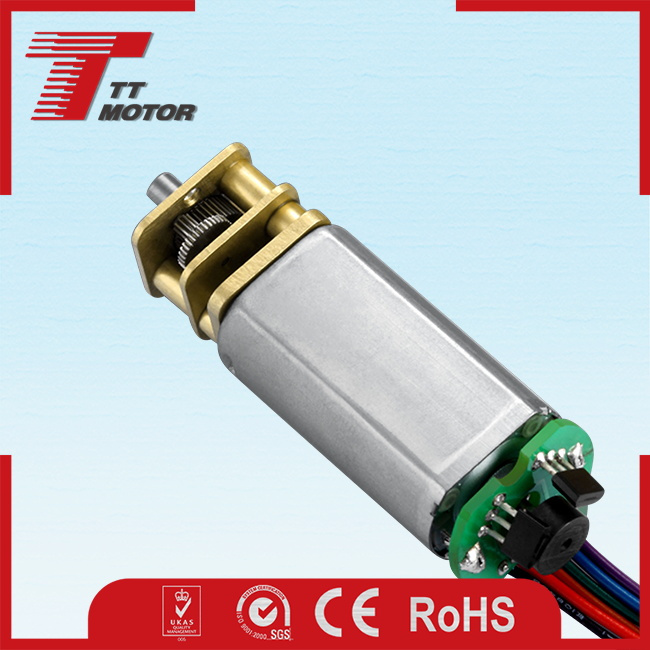 12V encoder DC gear motor for circuit breakers